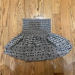 Size 2 H&M smock waist mini skirt